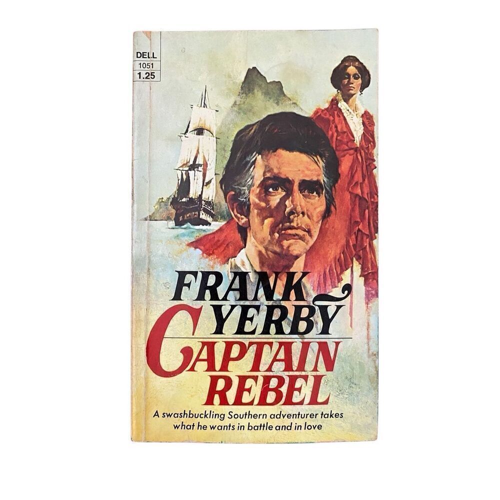 Captain Rebel by Frank Yerby Paperback Book Vintage Historical Fiction